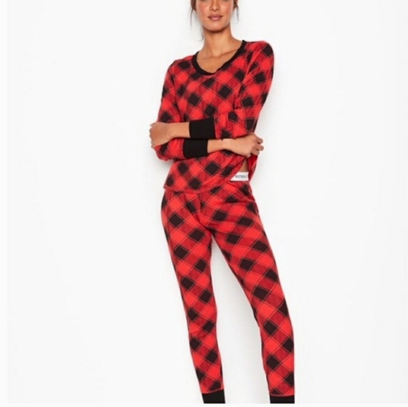 Victoria's Secret Other - VS Plaid Thermal Pj Set